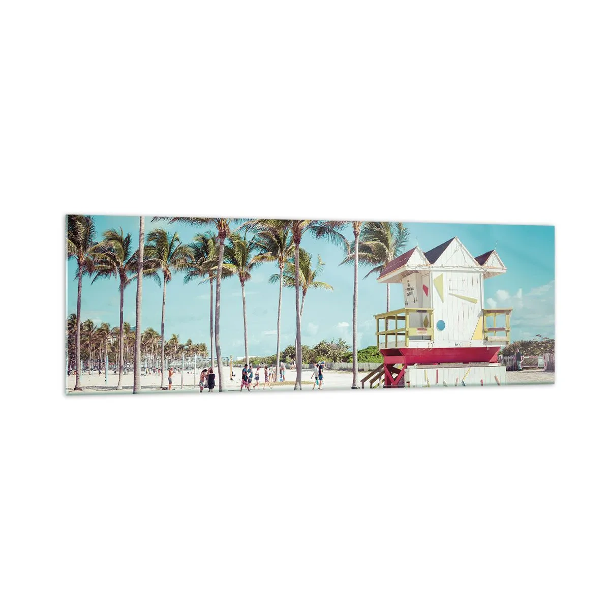 Obraz na skle - Čeká tě krásný den - 160x50 cm