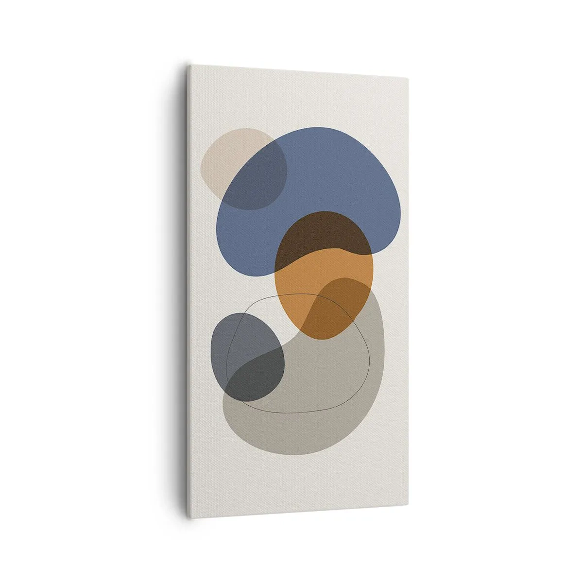 Obraz na plátně - Kapky barev - 55x100 cm