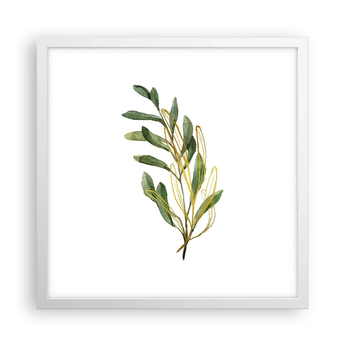 Plakát v bílém rámu - Vše, co je dobré - 40x40 cm