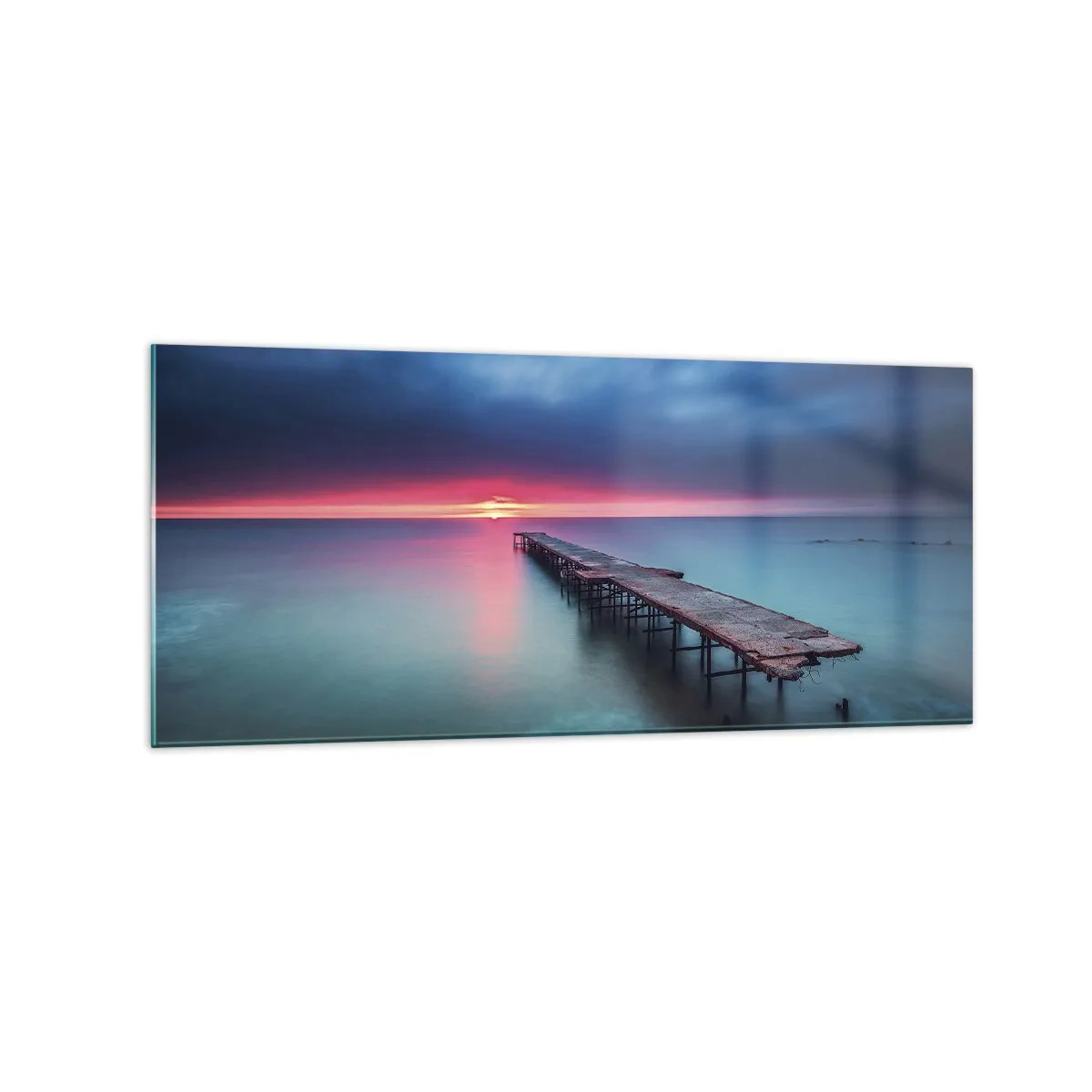 Obraz na skle - Mezi nebem a zemí - 120x50 cm