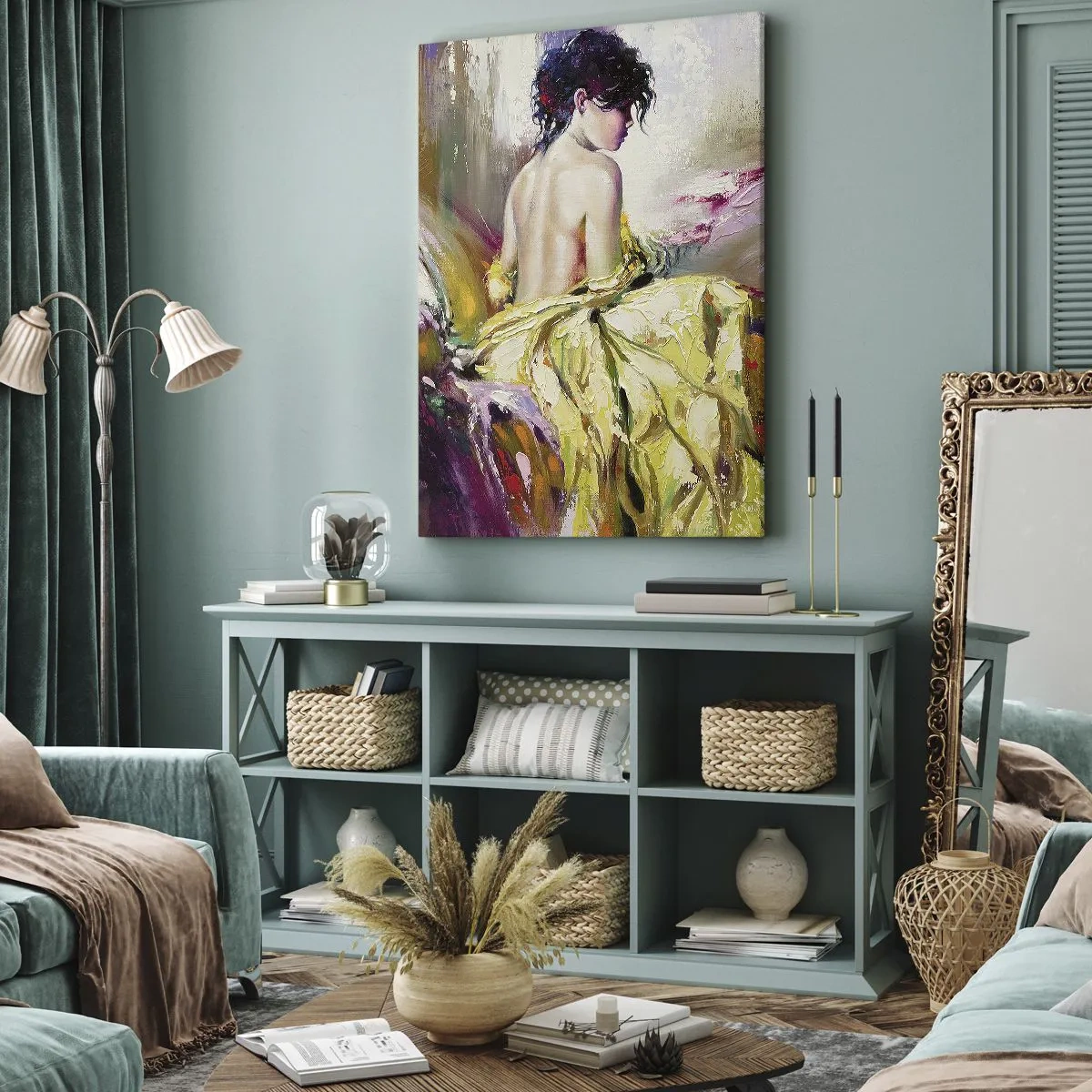 Obraz na plátně - Mezi ústy a okrajem poháru - 50x70 cm
