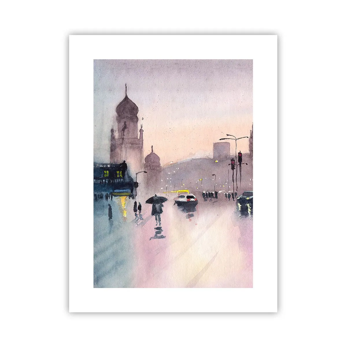 Plakát - V deštivém oparu - 30x40 cm