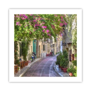 Plakát - Kvetoucí zákoutí - 50x50 cm