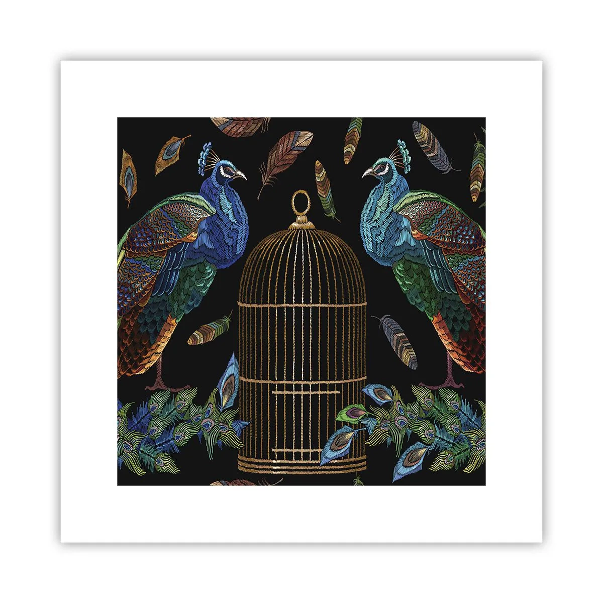 Plakát - V královském rouchu - 30x30 cm