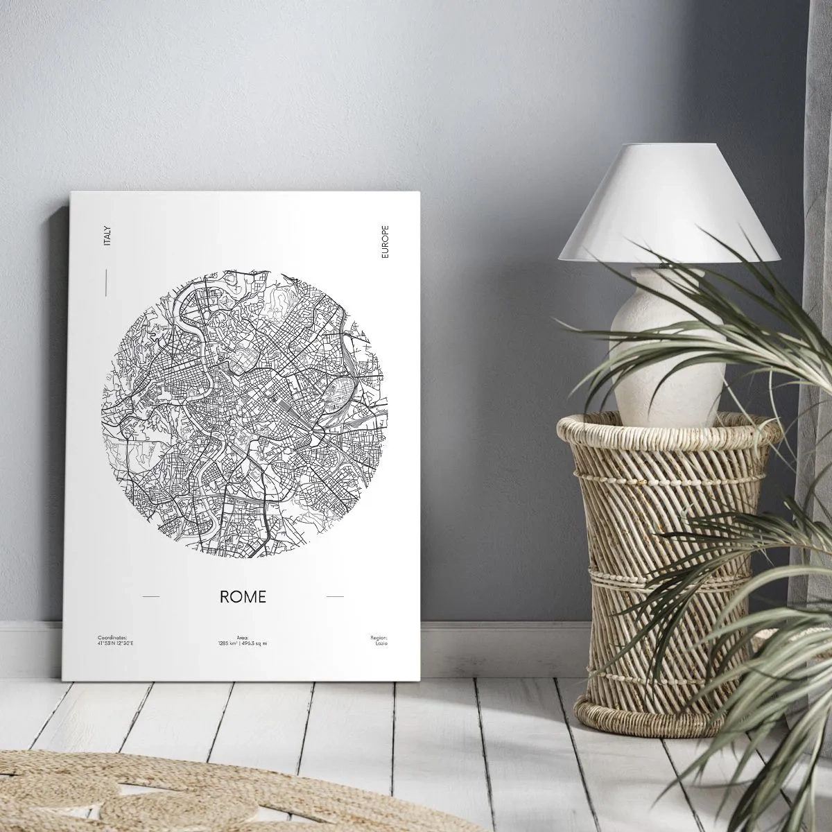 Obraz na plátně - Anatomie Říma - 45x80 cm