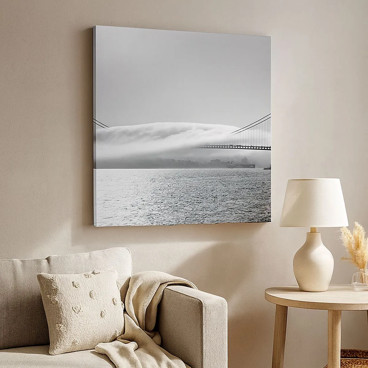 Obraz na plátně - Proplout Zlatou bránou - 30x30 cm