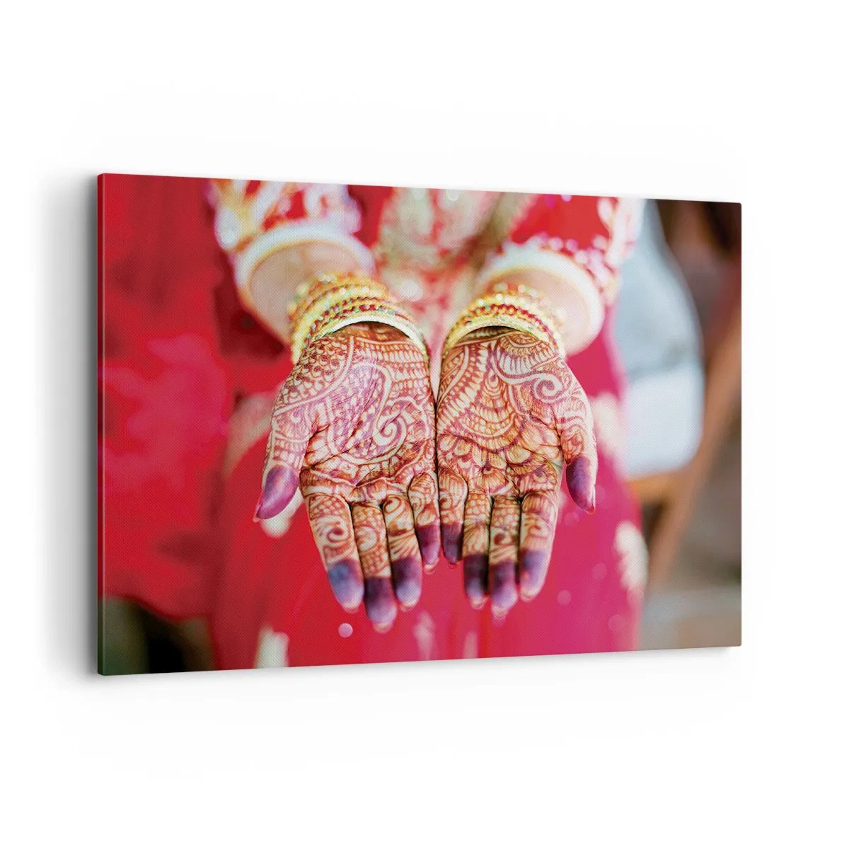 Obraz na plátně - Připravená chytit štěstí - 100x70 cm