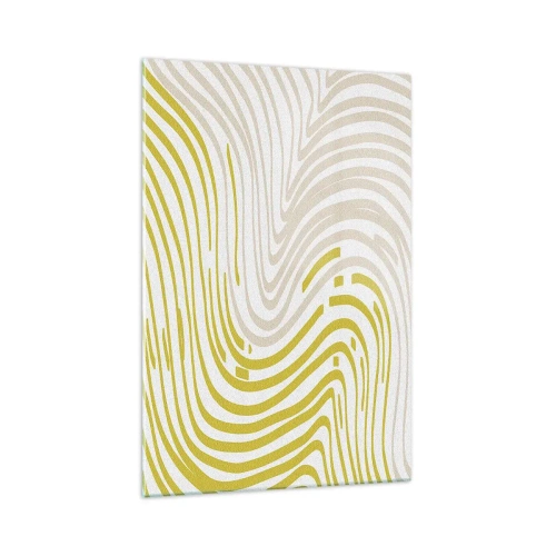 Obraz na skle - Kompozice s mírným ohybem - 70x100 cm