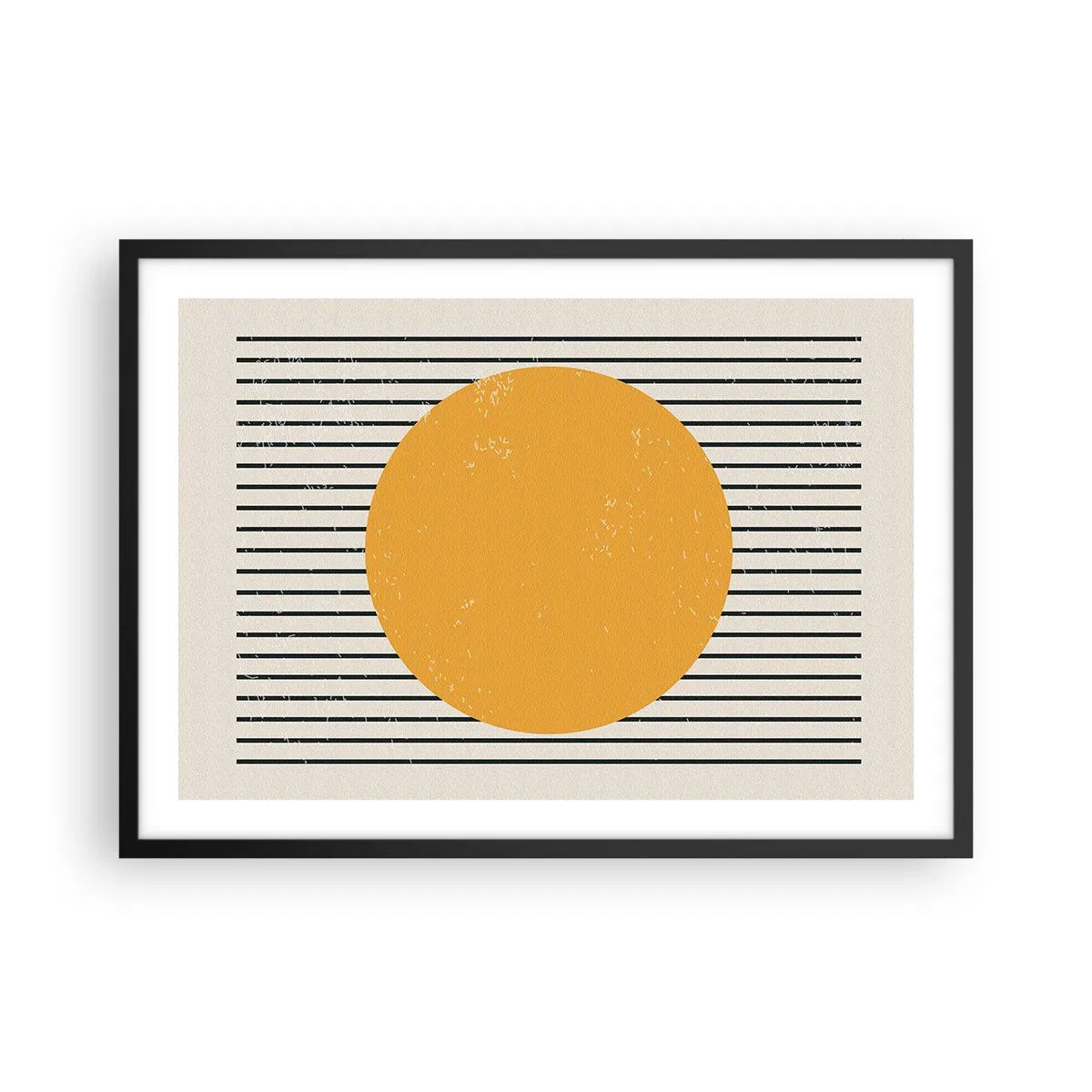 Plakát v černém rámu - Síla jednoduchosti - 70x50 cm