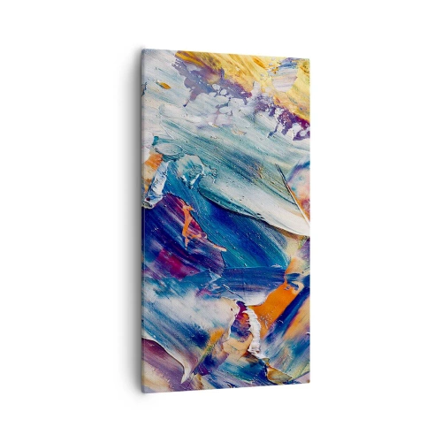Obraz na plátně - Chaos barev - 55x100 cm