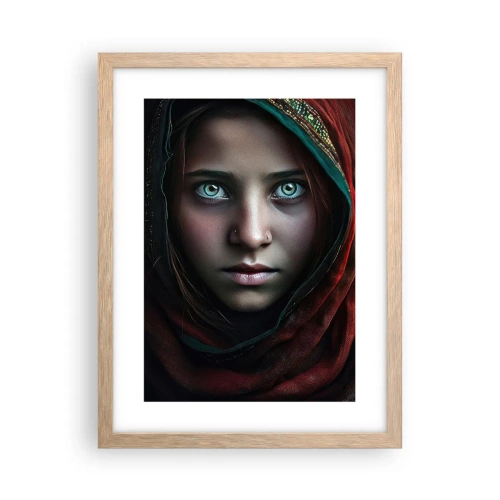 Plakát v rámu světlý dub - Východní princezna - 30x40 cm