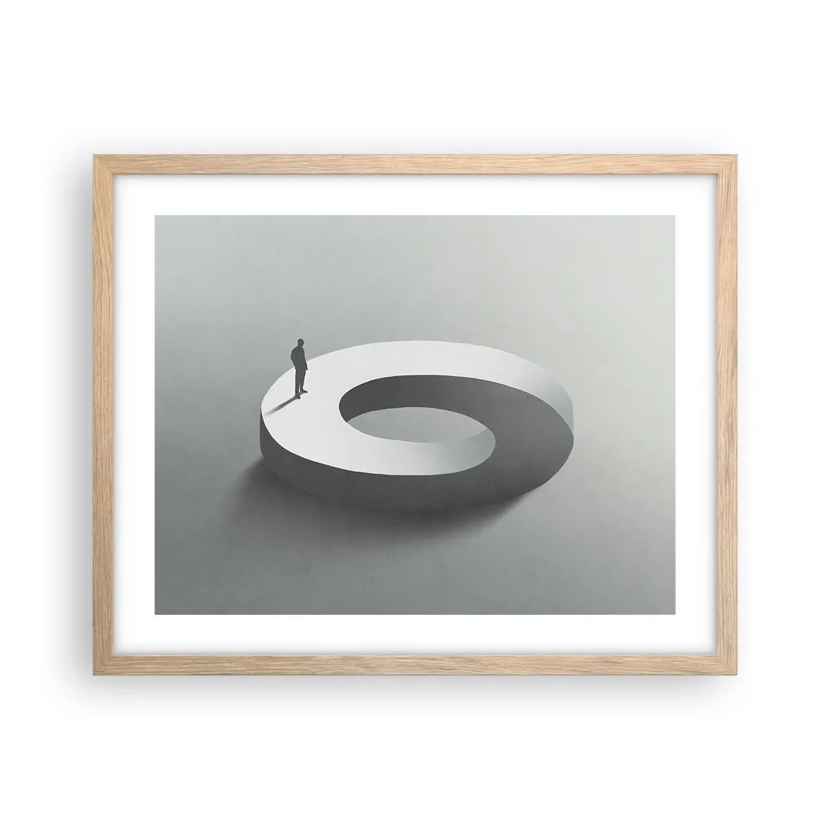 Plakát v rámu světlý dub - To pochopíš - 50x40 cm