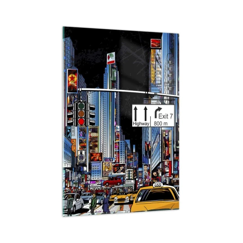 Obraz na skle - Komiksová velká noc - 70x100 cm