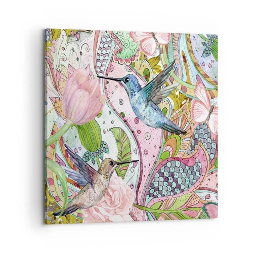 Obraz na plátně - Zamotané do lián - 60x60 cm