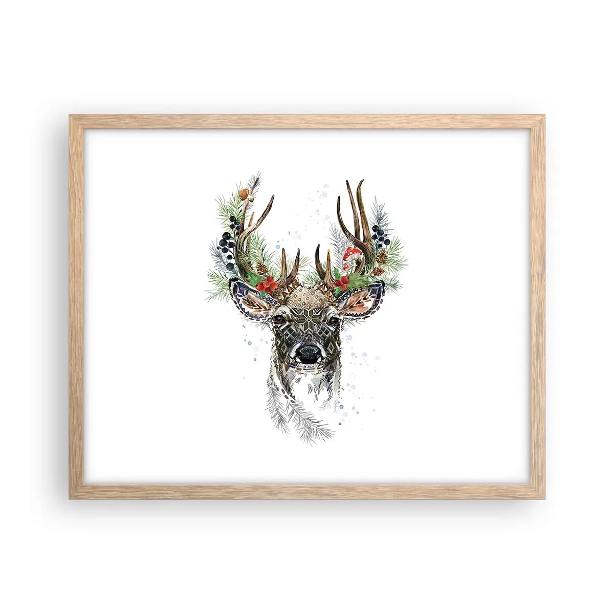 Plakát v rámu světlý dub - Ve slavnostním rouchu - 50x40 cm