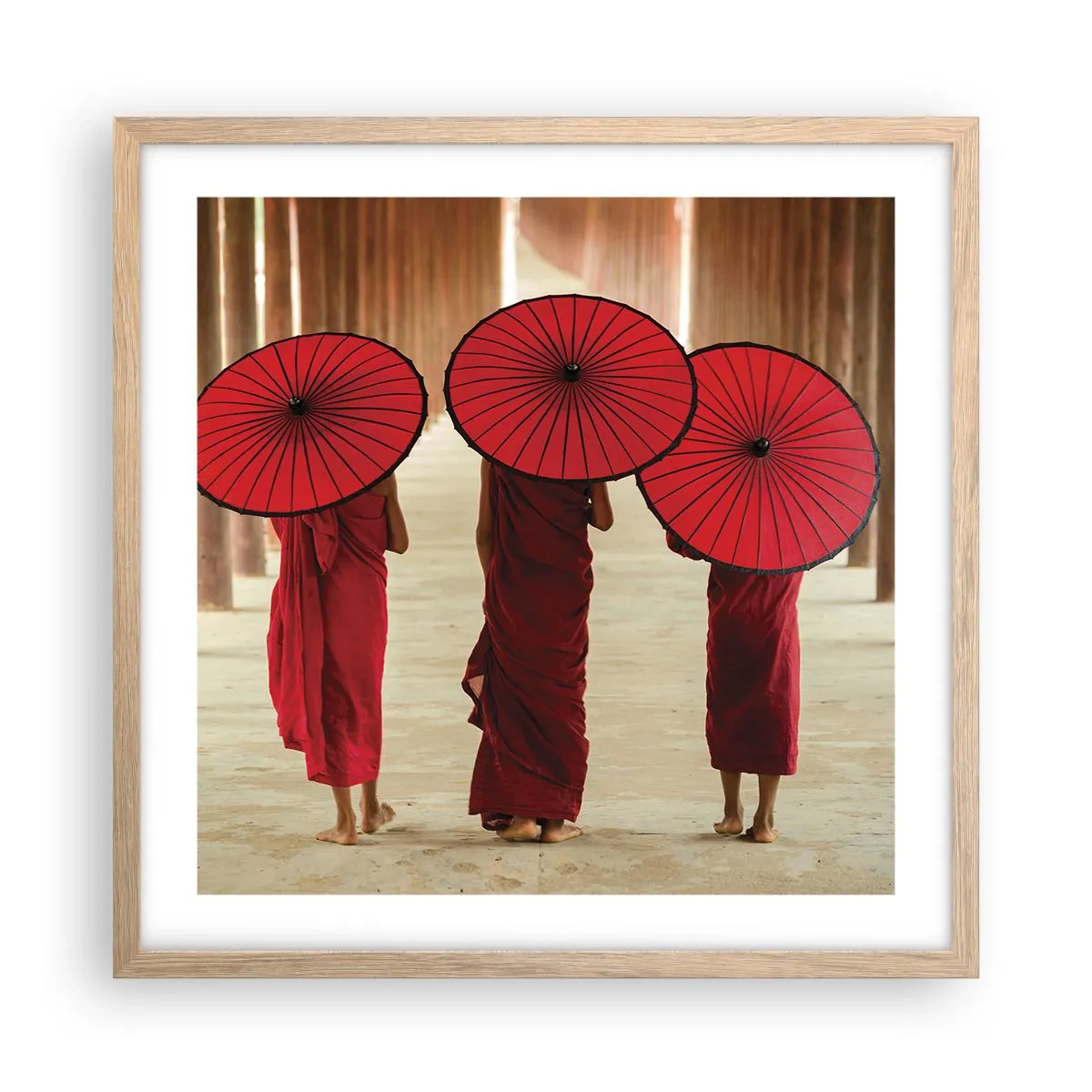 Plakát v rámu světlý dub - Na cestě do Čisté říše - 50x50 cm