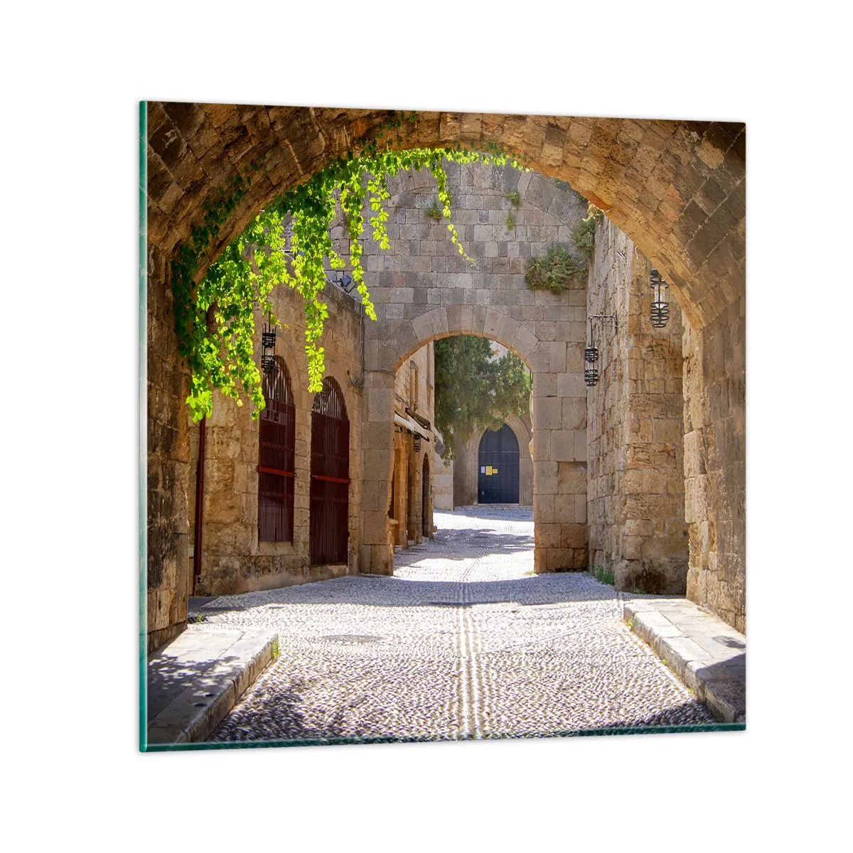 Obraz na skle - Brzy se objeví družina - 60x60 cm