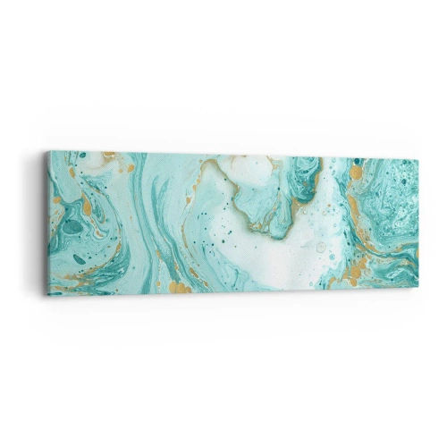 Obraz na plátně - Pod velkou vlnou z epochy Edo - 90x30 cm