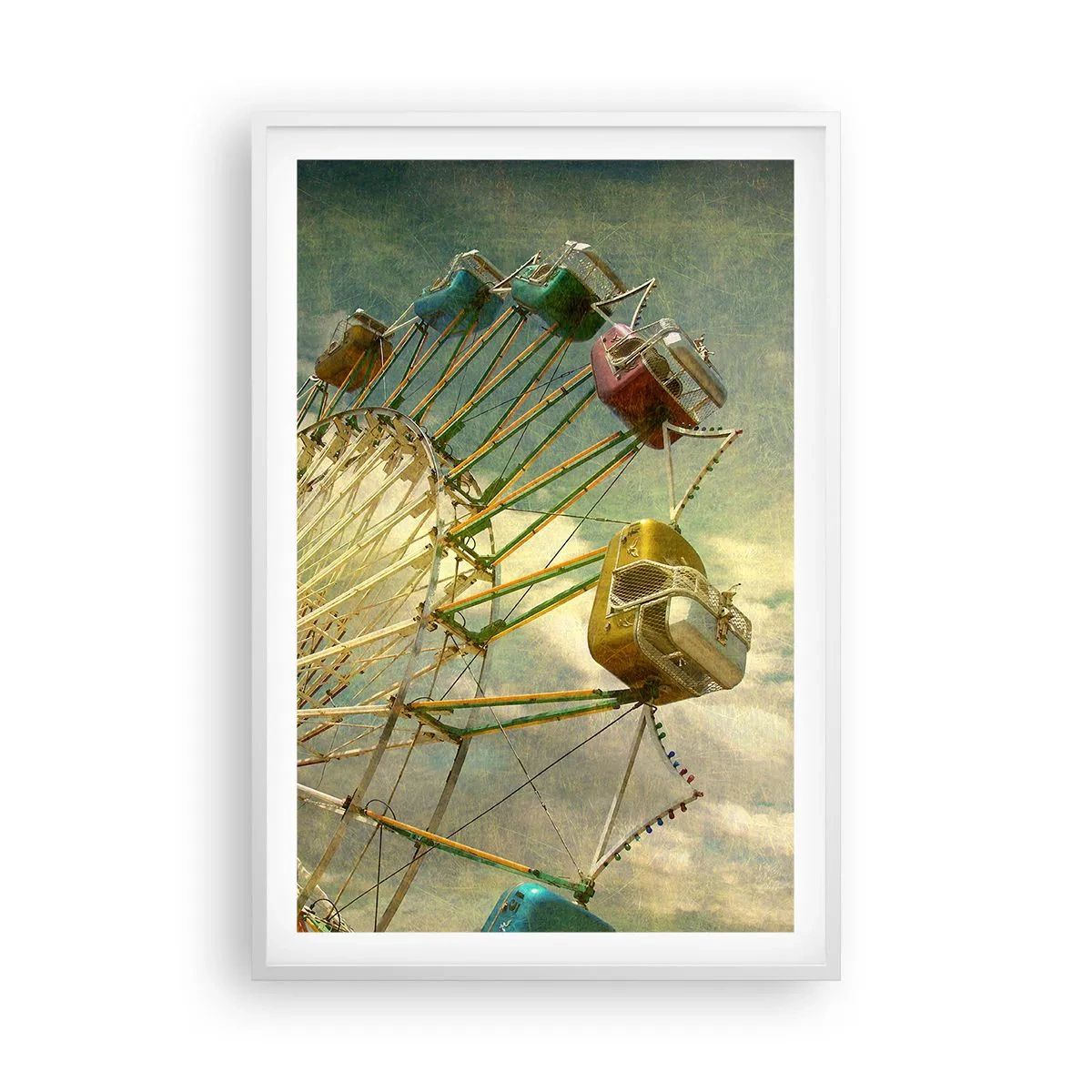 Plakát v bílém rámu - Bude, bude zábava… - 61x91 cm