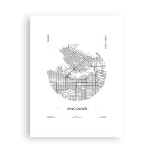 Plakát - Anatomie Vancouveru - 30x40 cm