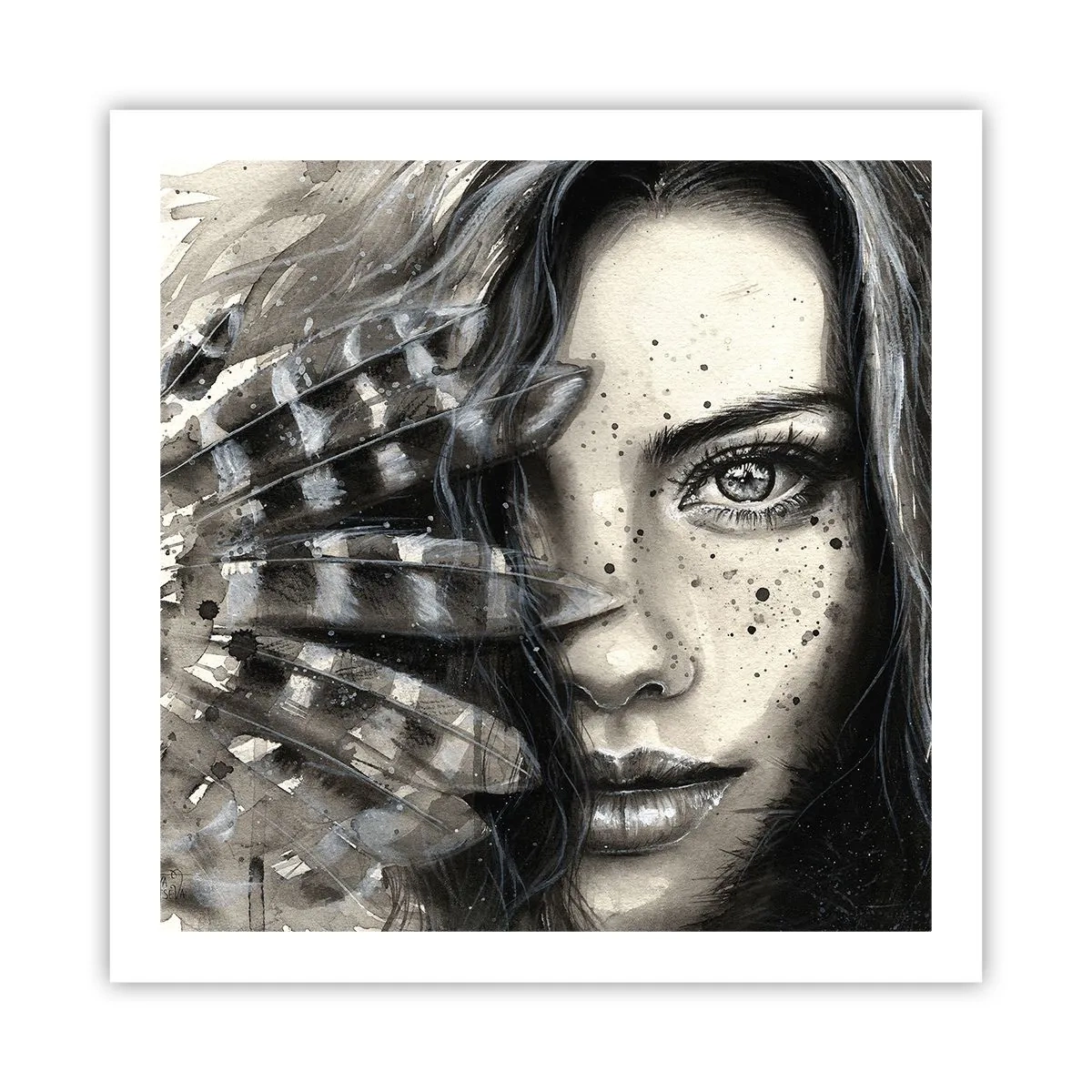 Plakát - Divoká krása - 60x60 cm
