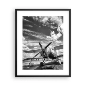 Plakát v černém rámu - Nemohu se toho dočkat! - 40x50 cm