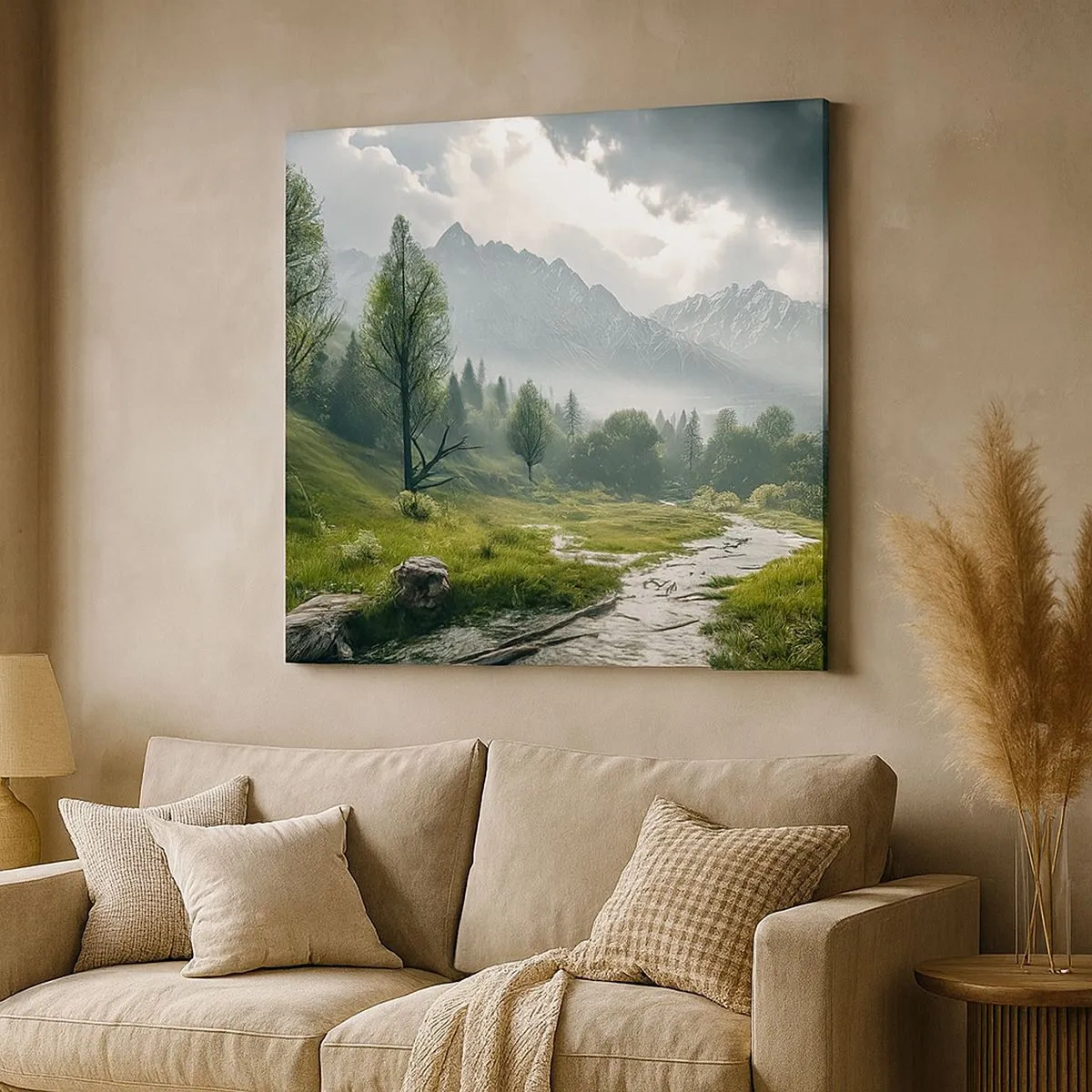 Obraz na plátně - Tam a zpět - 30x30 cm