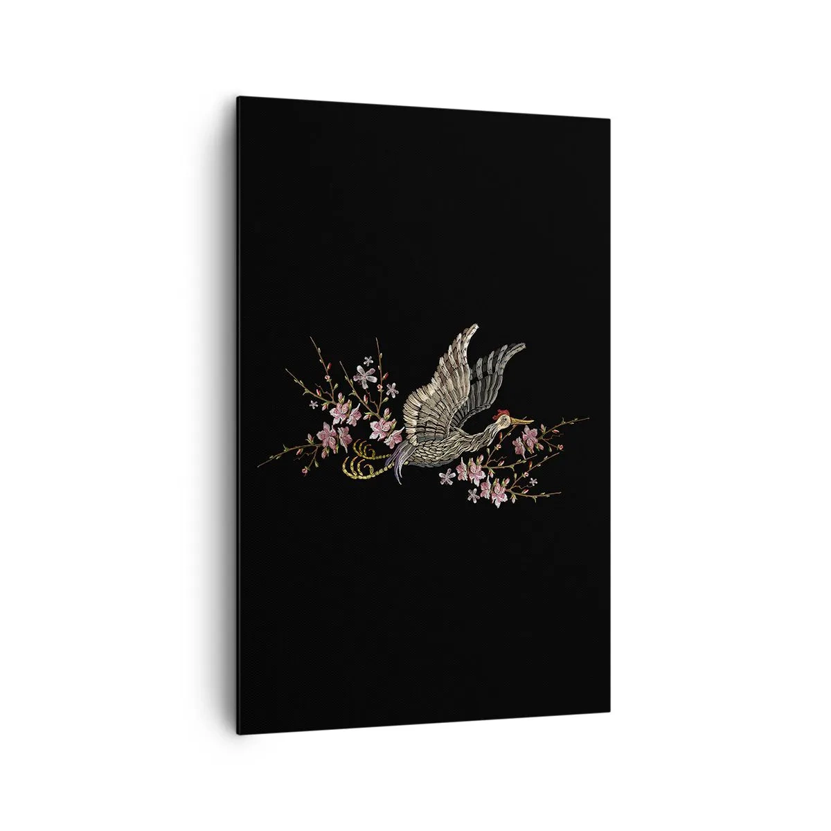 Obraz na plátně - Exotický vyšívaný pták - 80x120 cm