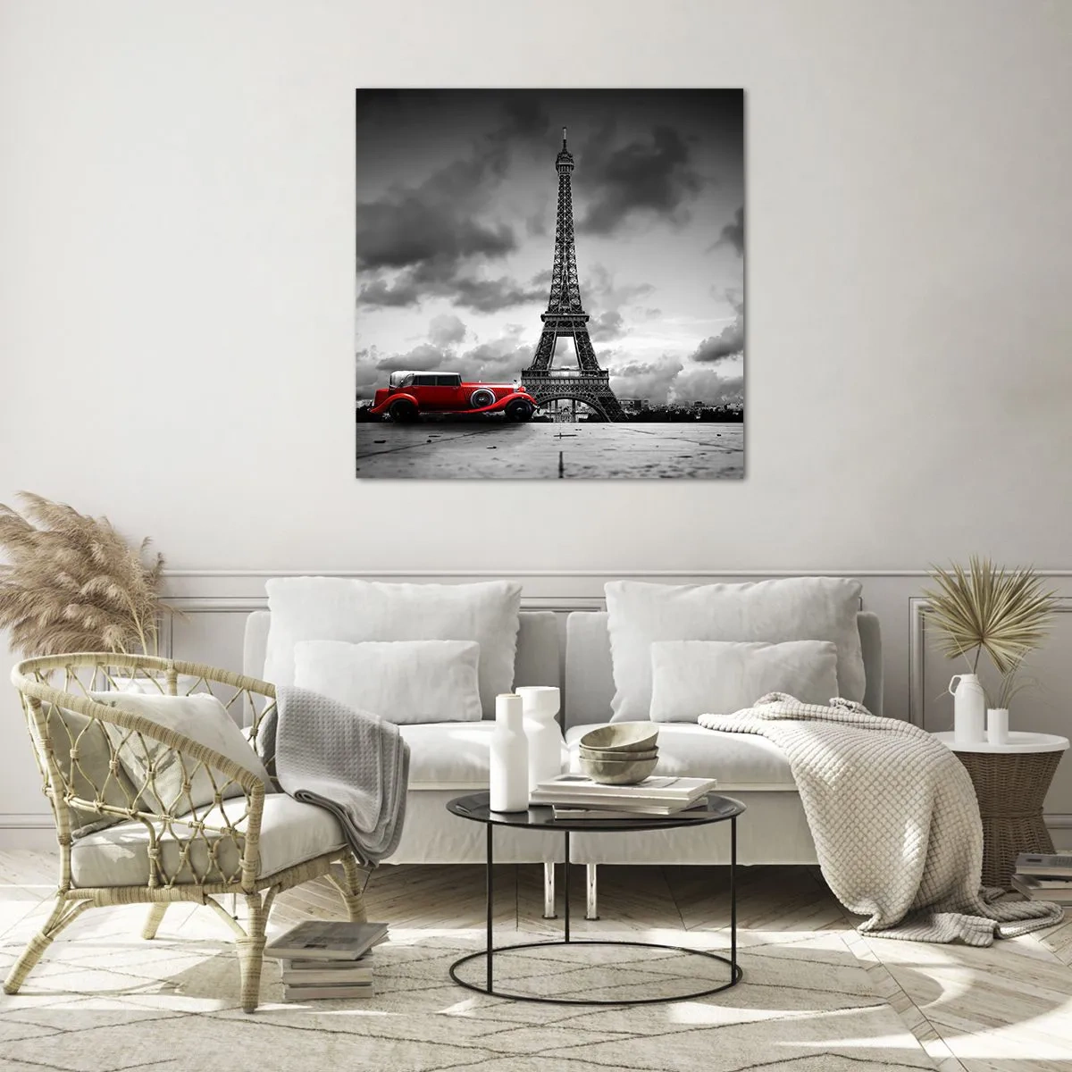 Obraz na skle - Ne tak dávno v Paříži - 30x30 cm