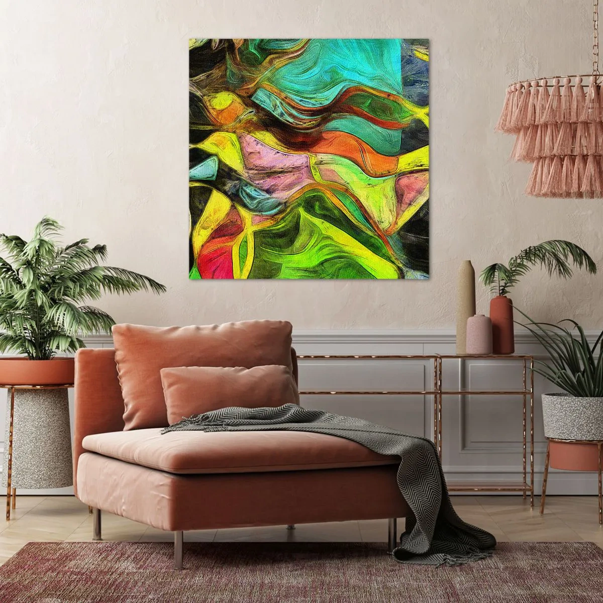 Obraz na plátně - Pohyb je život - 70x70 cm
