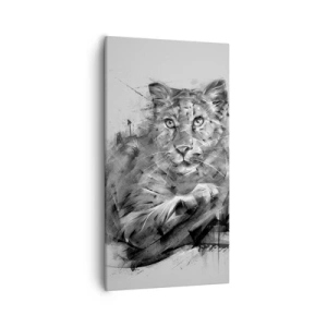 Obraz na plátně - Ano, pozorně poslouchám - 55x100 cm