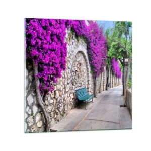 Obraz na skle - Setkejme se co nejrychleji - 30x30 cm