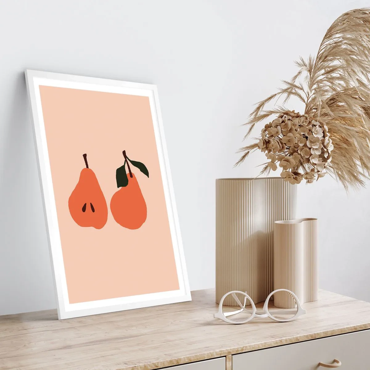 Plakát v bílém rámu - Čirá sladkost - 40x50 cm