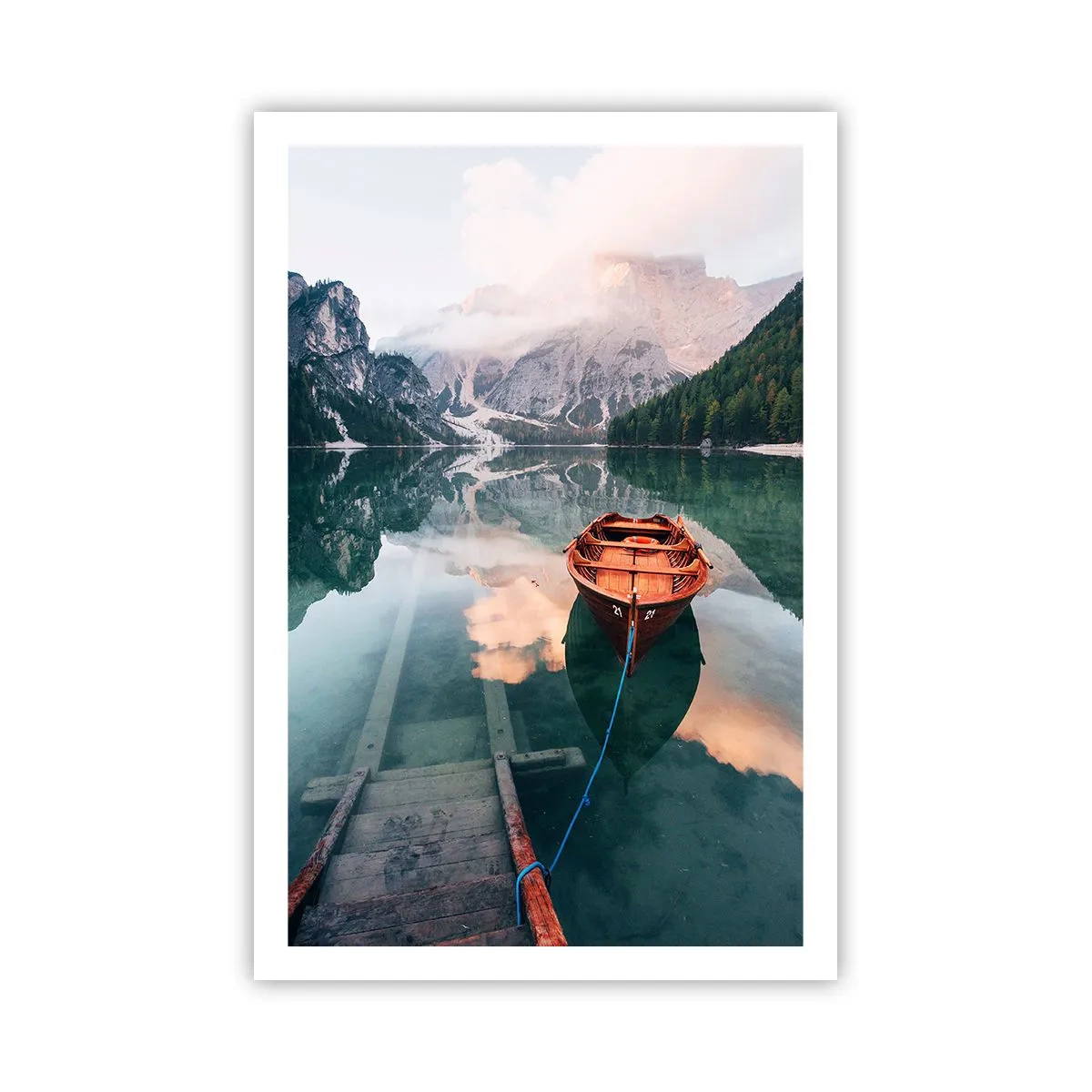 Plakát - Klidný spánek hor - 61x91 cm