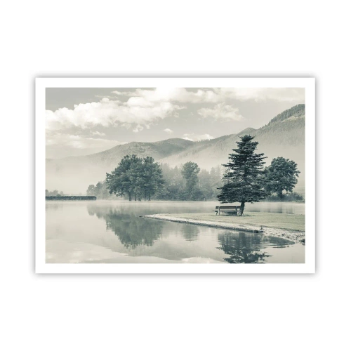 Plakát - Jezero ještě spí - 100x70 cm