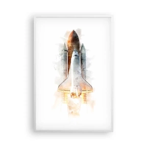 Plakát v bílém rámu - Průzkumníci do toho - 61x91 cm