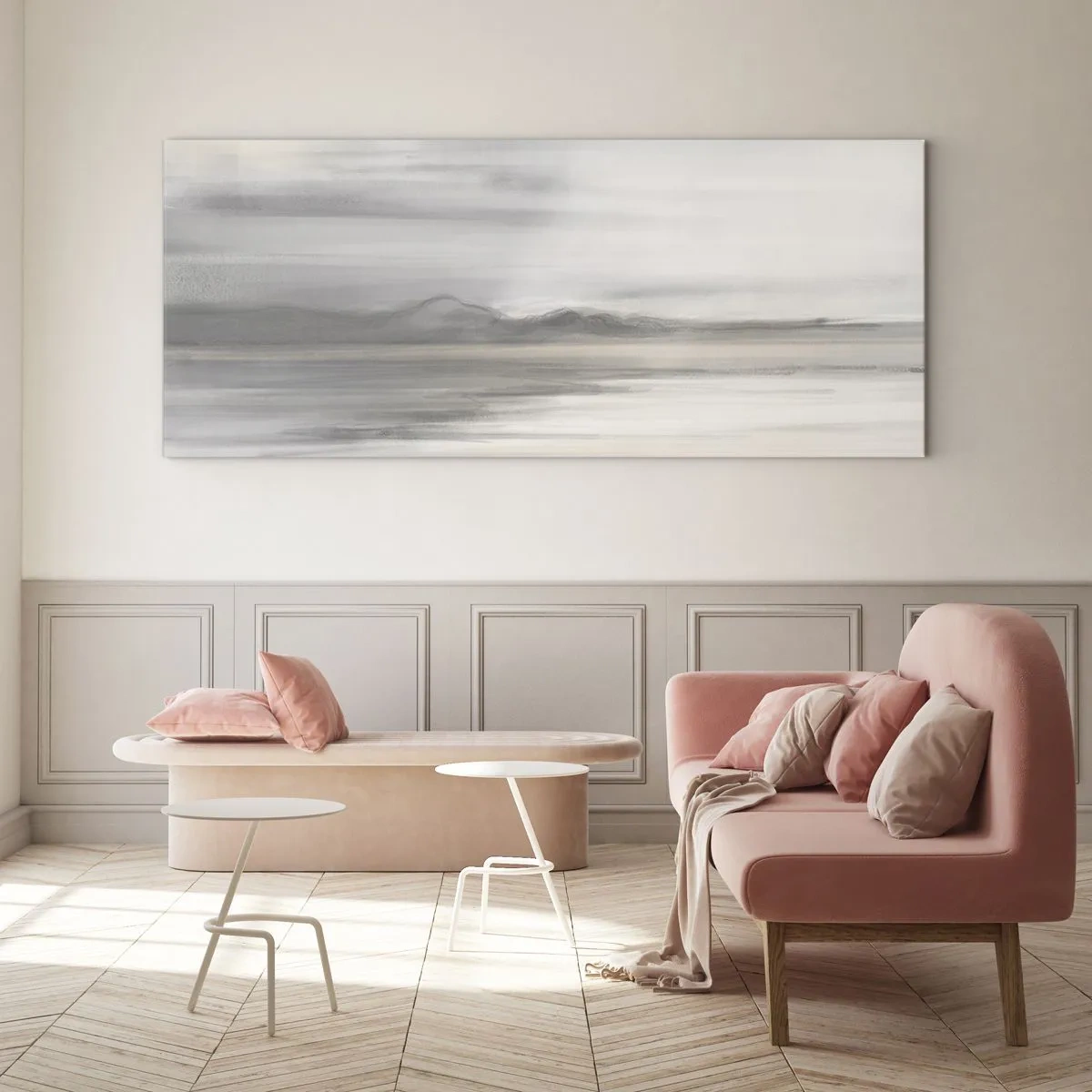 Obraz na skle - Zamyšlená dálka - 100x40 cm