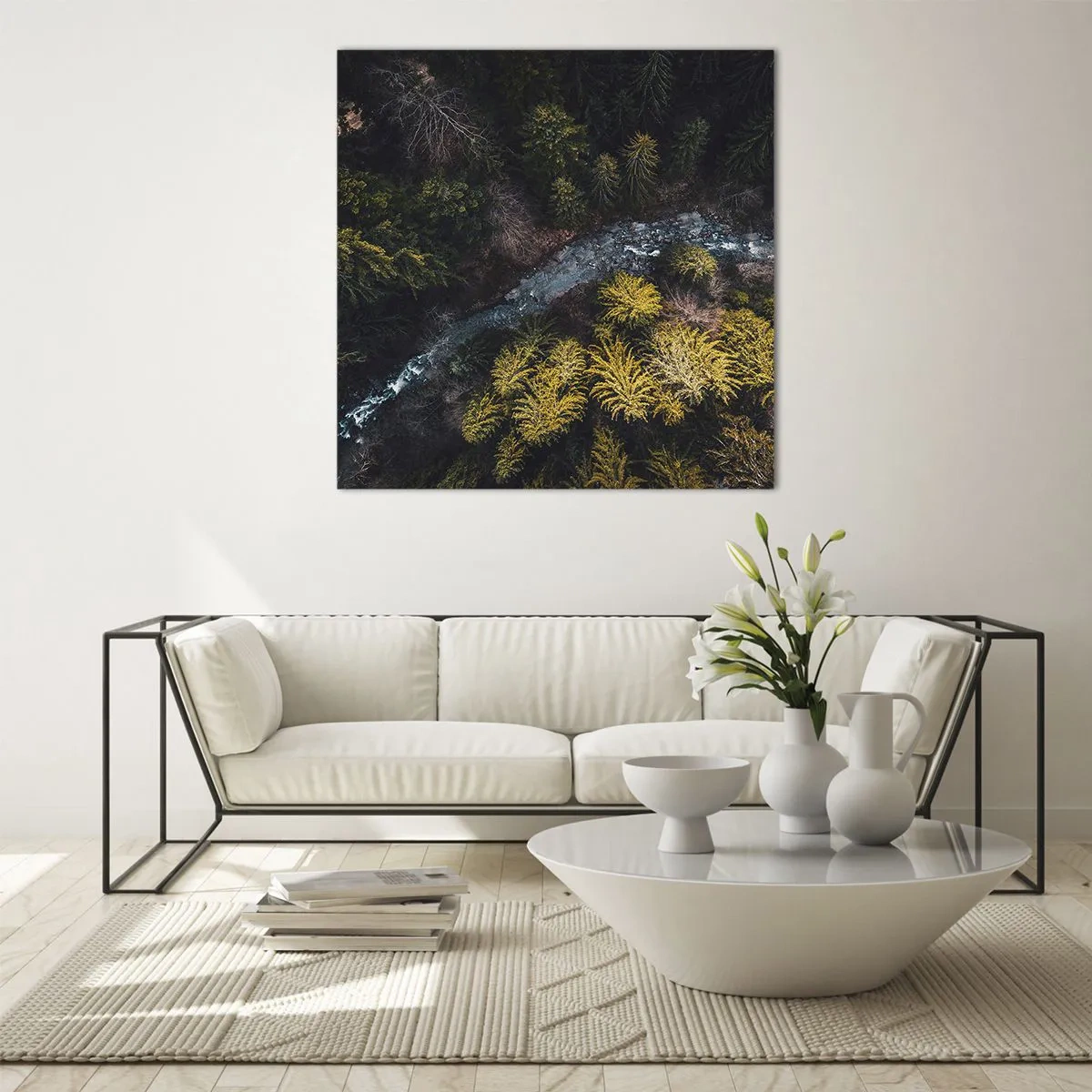 Obraz na skle - Rychle, stále rychleji - 70x70 cm