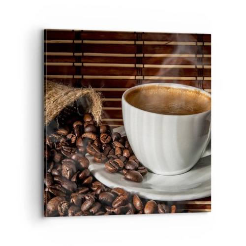 Obraz na plátně - Černost uhlí, průzračnost jantaru - 70x70 cm