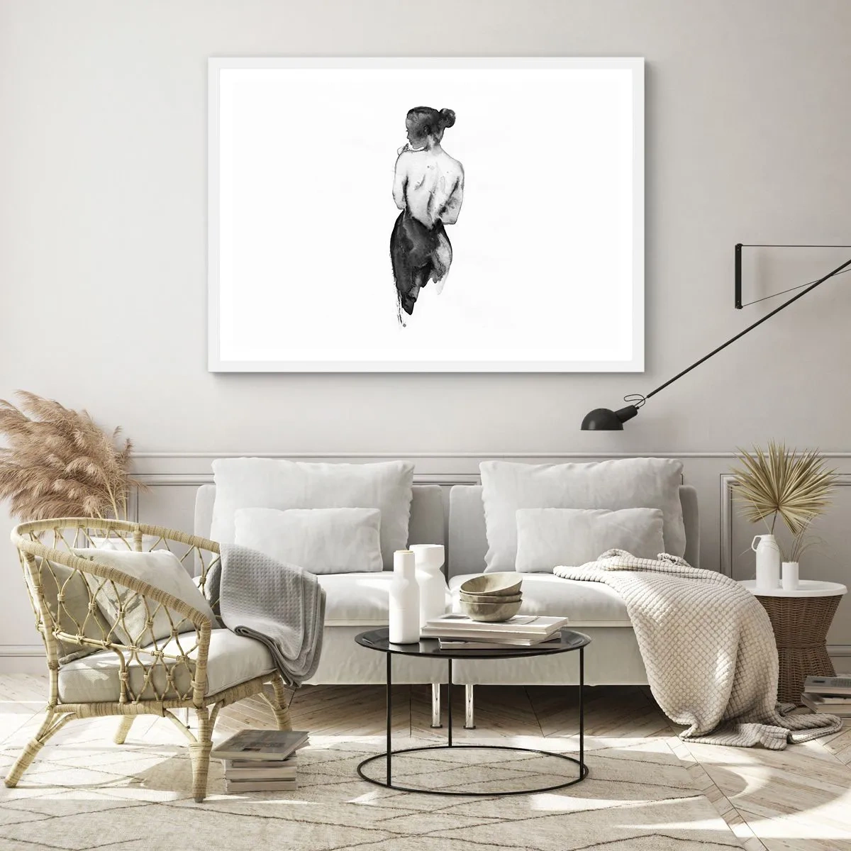 Plakát v bílém rámu - Mizející svět - 70x50 cm