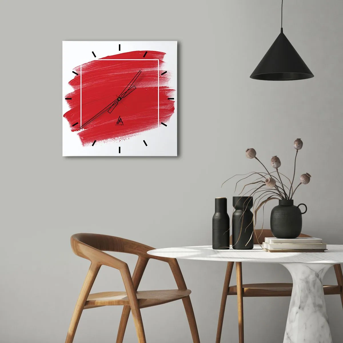 Nástěnné hodiny - Mimo rám - 40x40 cm