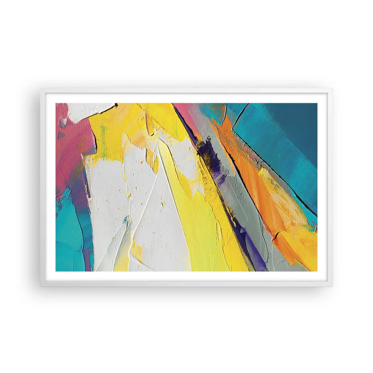 Plakát v bílém rámu - Anatomie světla - 91x61 cm