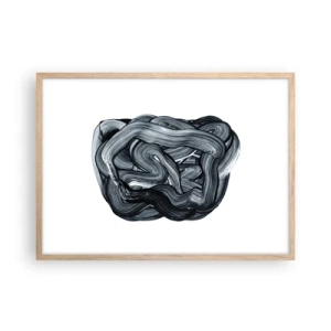 Plakát v rámu světlý dub - Není to tak jednoduché - 70x50 cm