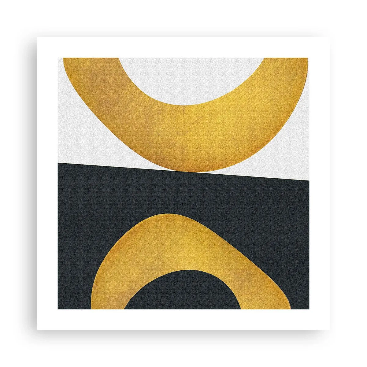 Plakát - Zaprvé: zlato - 50x50 cm