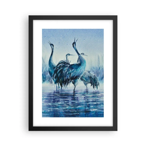 Plakát v černém rámu - Ranní setkání - 30x40 cm