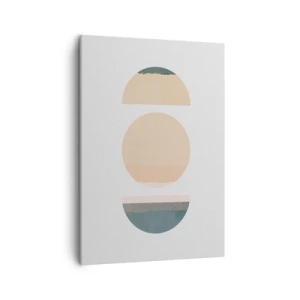 Obraz na plátně - Kruh za kruhem - 50x70 cm