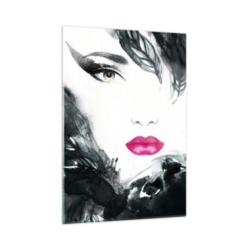 Obraz na skle - Pozor! Femme fatale - 50x70 cm