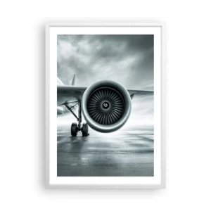 Plakát v bílém rámu - Toto je síla! - 50x70 cm