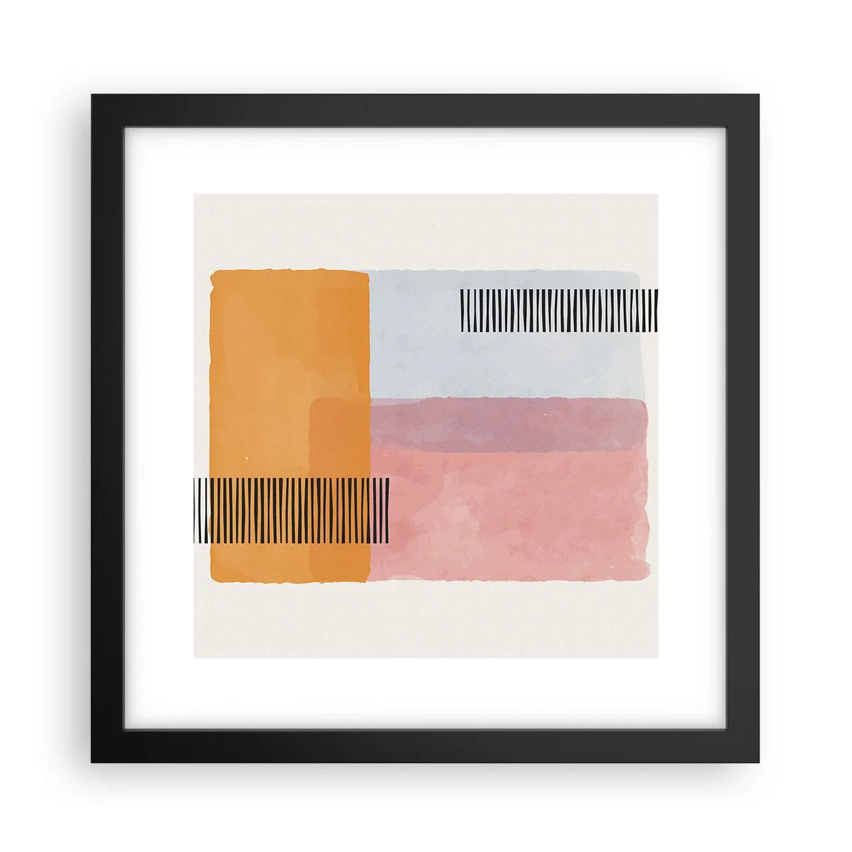 Plakát v černém rámu - Z rohu do rohu - 30x30 cm
