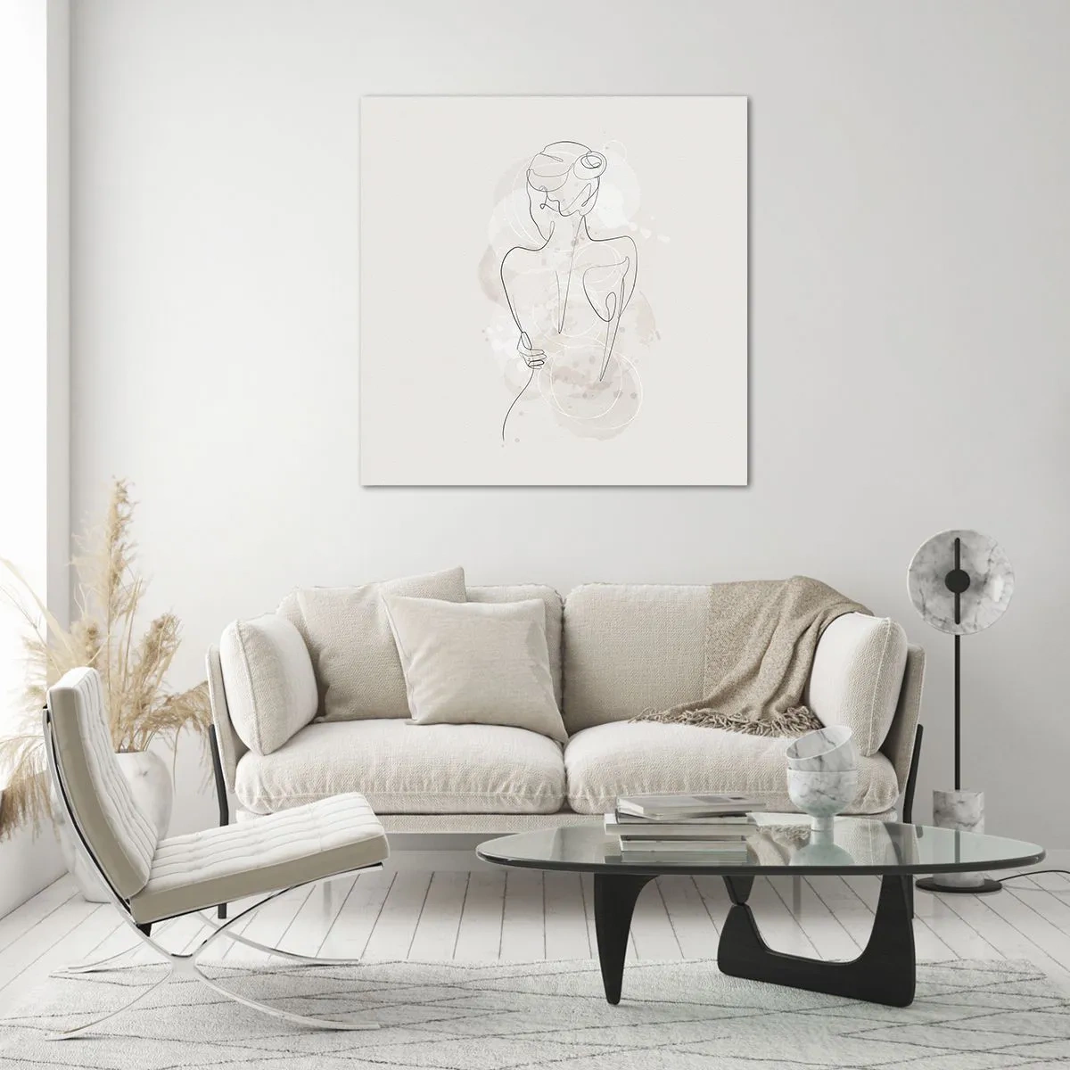 Obraz na skle - Jako citlivý nástroj - 60x60 cm